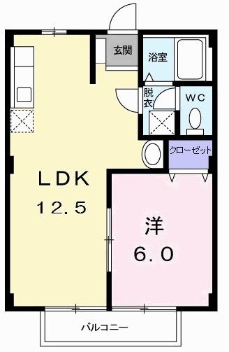 ラ・カーサ・ベルデ（202） 間取り図画像