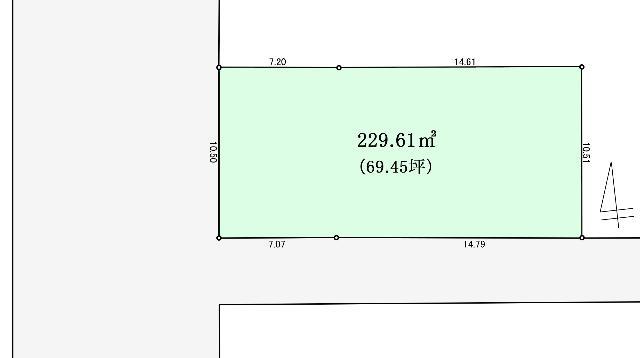 区画図（※図面と現況に相違がある場合には現況有姿とします）