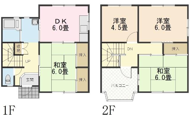 間取図（※図面と現況に相違がある場合には現況有姿とします）