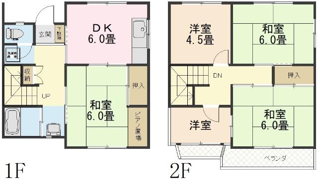 間取図（※図面と現況に相違がある場合には現況有姿とします）