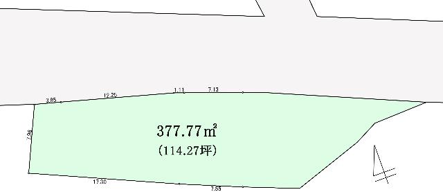 区画図（※図面と現況に相違がある場合には現況有姿とします）