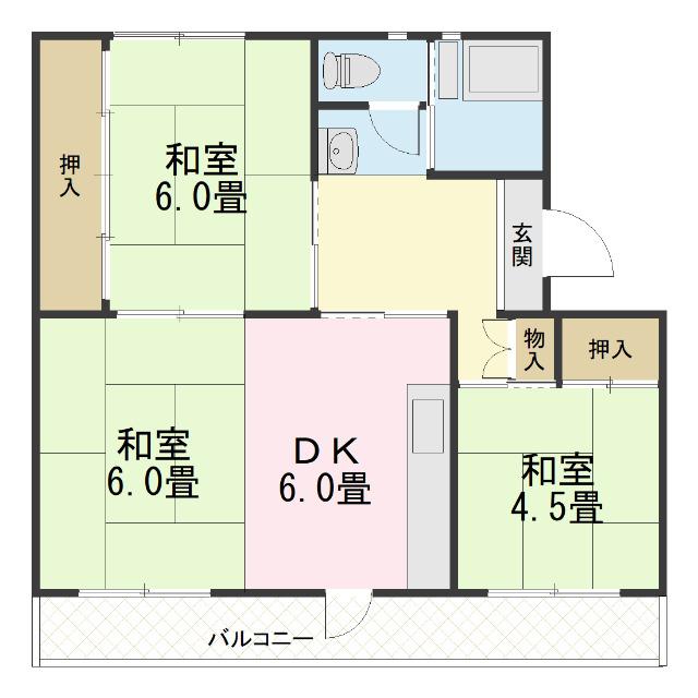 間取図（※図面と現況に相違がある場合には現況有姿とします）