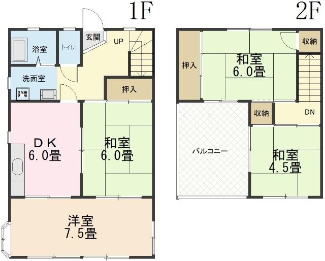 間取図（※図面と現況に相違がある場合には現況有姿とします）