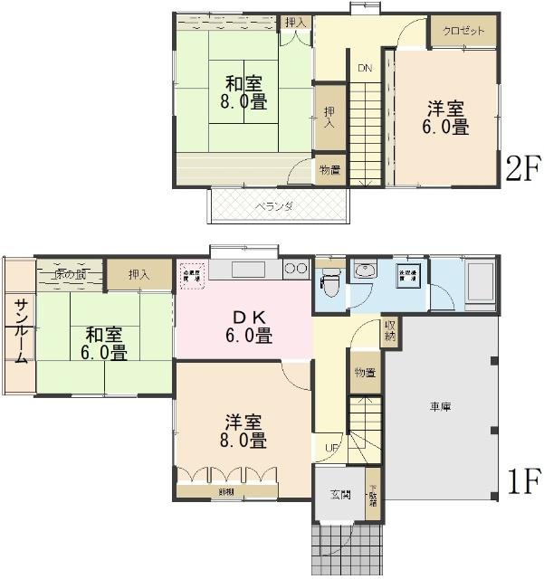 間取図（※図面と現況に相違がある場合には現況有姿とします）
