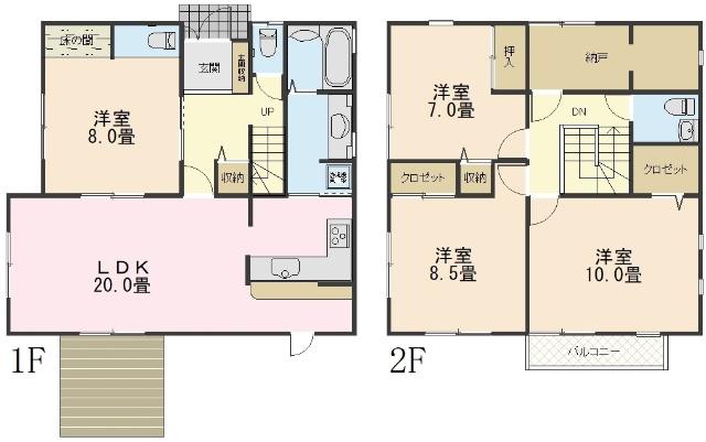 間取図（※図面と現況に相違がある場合には現況有姿とします）