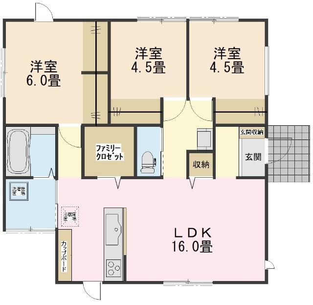 間取図（※図面と現況に相違がある場合には現況有姿とします）