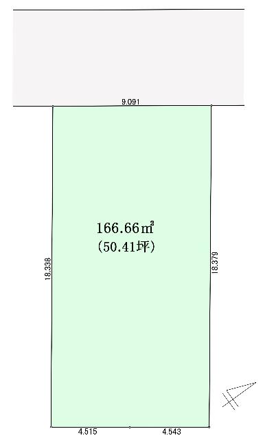 区画図（※図面と現況に相違がある場合には現況有姿とします）