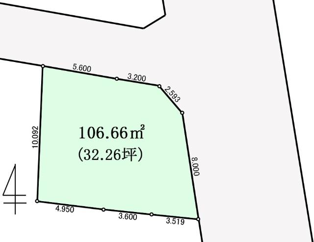 区画図（※図面と現況に相違がある場合には現況有姿とします）
