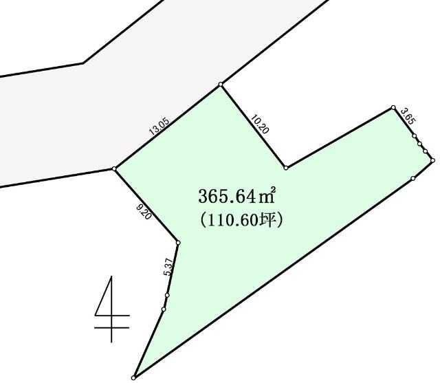 区画図（※図面と現況に相違がある場合には現況有姿とします）