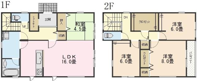間取図（※図面と現況に相違がある場合には現況有姿とします）