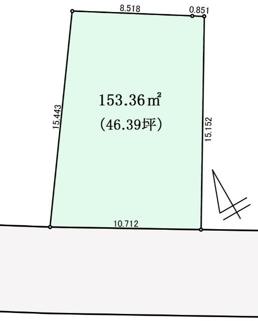 おゆみ野4丁目　売地 区画図