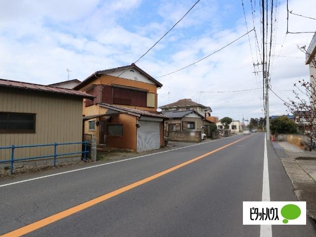 大厩　売地 前面道路含む現地写真