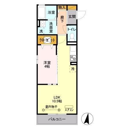 コンフォート（103） 間取り図画像