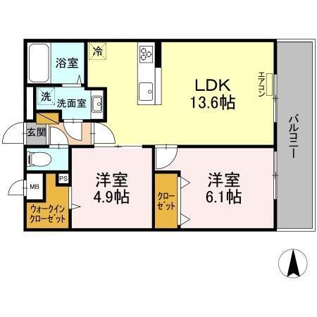 LIGHT  HOUSE（806） 間取り図画像