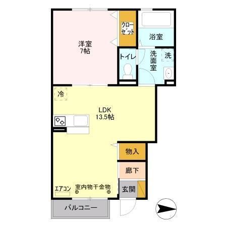 スマイルハイツ（102） 間取り図画像