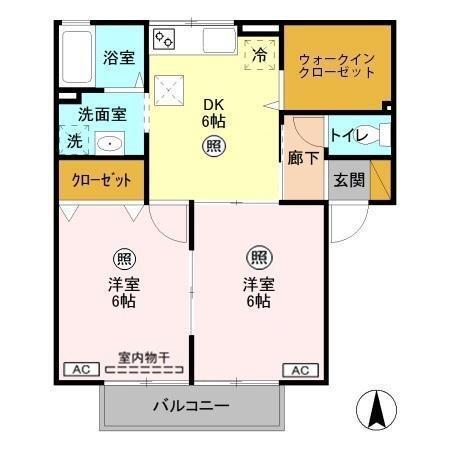 パル・ファミール（102） 間取り図画像