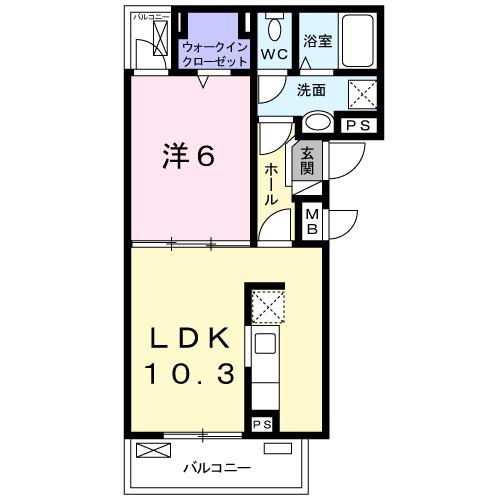 レジデンス　ＫＩＺＵ（304） 間取り図画像