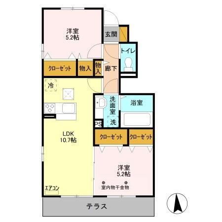 セントラル（103） 間取り図画像