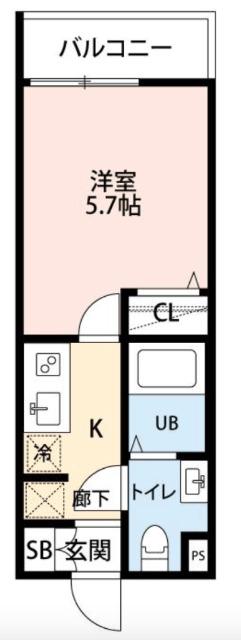 ※1階はバルコニー無し