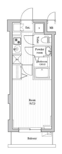 SPコート亀有 間取り図画像