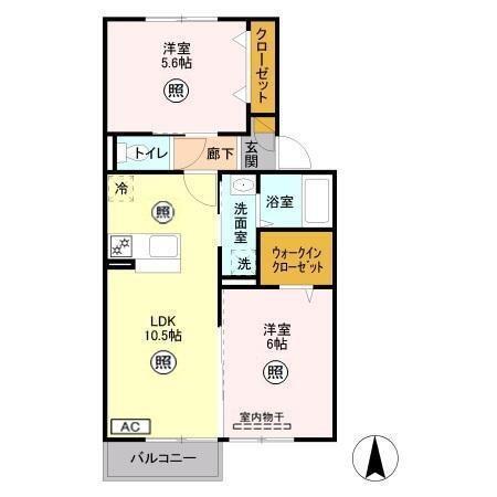 ヴァンヴェール（202） 間取り図画像