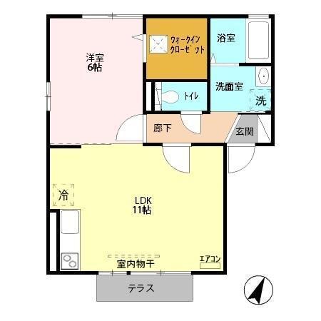 Ｍ・ｈａｔ（101） 間取り図画像