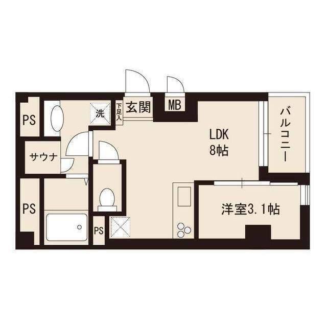 b'CASA金町EAST 間取り図画像