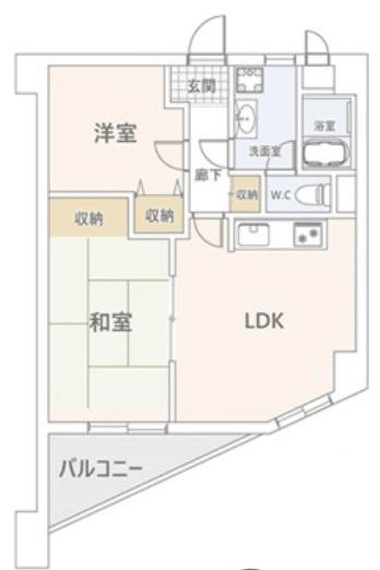 ラレーブ金町 間取り図画像