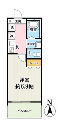 Grandir三郷（302） 間取り図画像