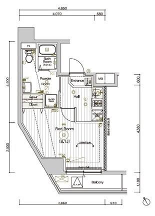 MAXIV ALIVE 堀切菖蒲園 間取り図画像