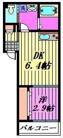 Mark Duo三郷（201） 間取り図画像