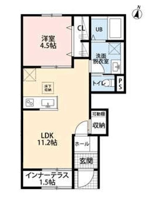 リーブルファイン三郷半田Ⅱ（103） 間取り図画像