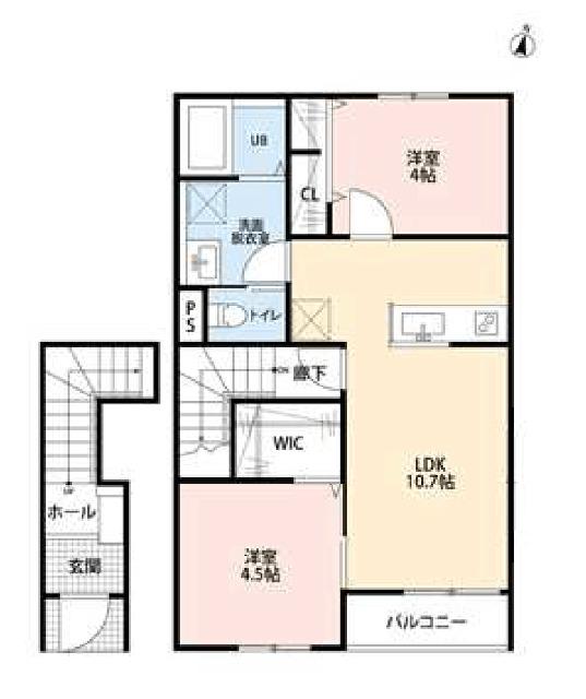 リーブルファイン三郷半田Ⅱ（204） 間取り図画像
