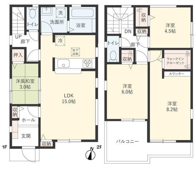 Sumai-to三郷市彦川戸 間取り図画像