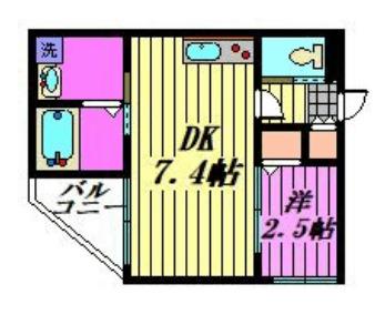Mark Duo三郷（202） 間取り図画像