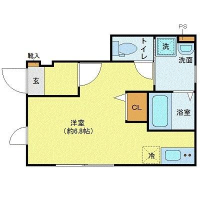 葛飾区亀有アパート 間取り図画像