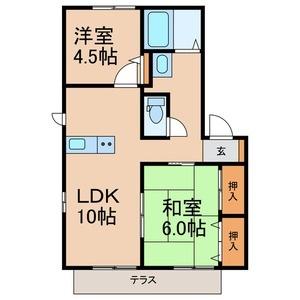 シャーメゾン弐番館 間取り図画像