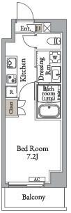 メトロステージ亀有 間取り図画像