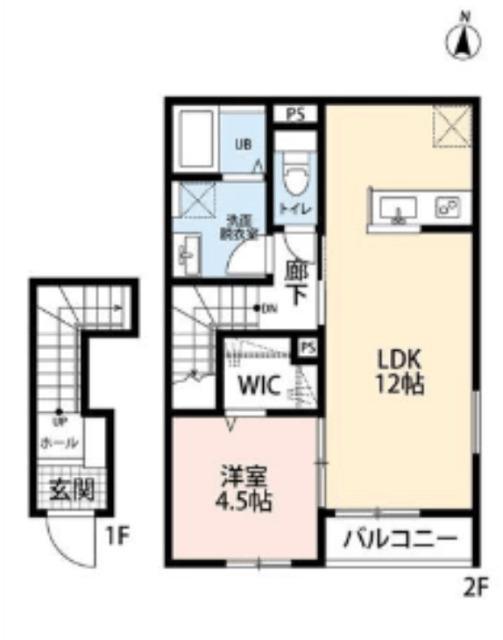 リーブルファイン三郷新和Ⅲ 2号棟 間取り図画像