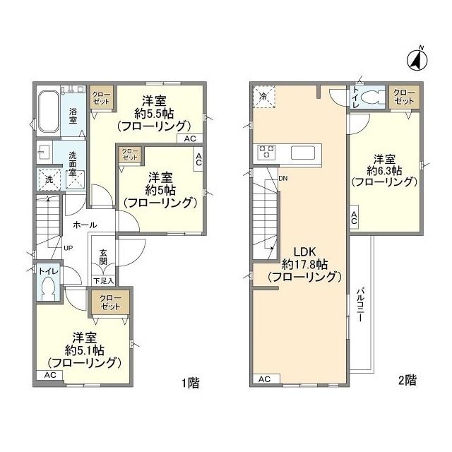Kolet足立大谷田#05 間取り図画像