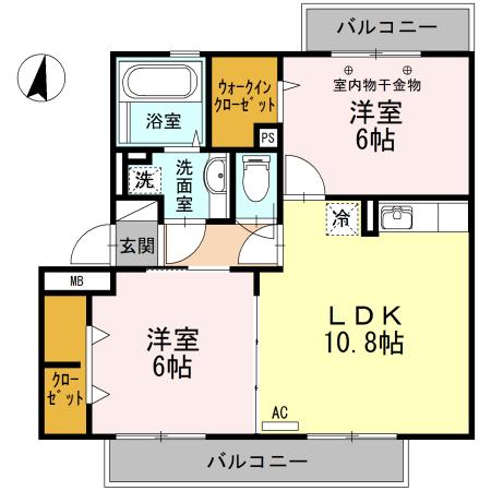 RSAⅡ（303） 間取り図画像