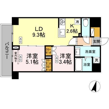 ロイジェント西新井（0502） 間取り図画像