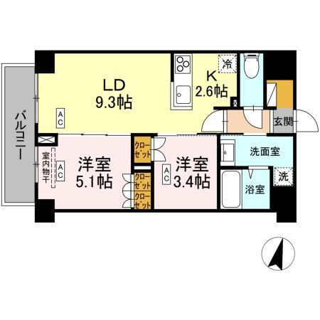 ロイジェント西新井（0403） 間取り図画像