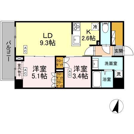 ロイジェント西新井（0306） 間取り図画像