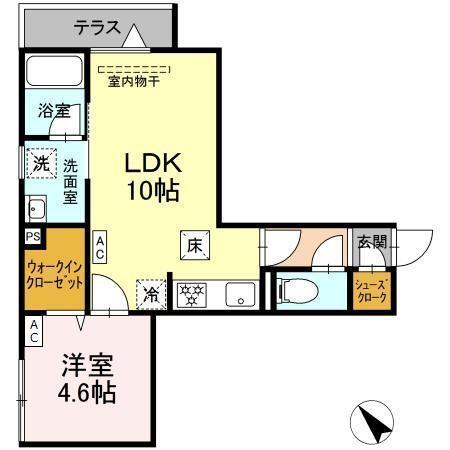 セレスティア堀切Ⅱ　Ⅱ（102） 間取り図画像