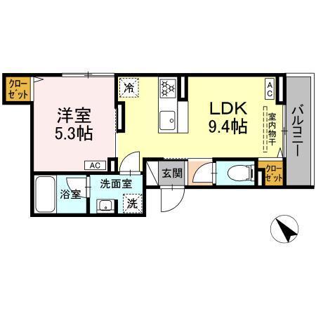 セレスティア堀切Ⅱ　Ⅱ（201） 間取り図画像