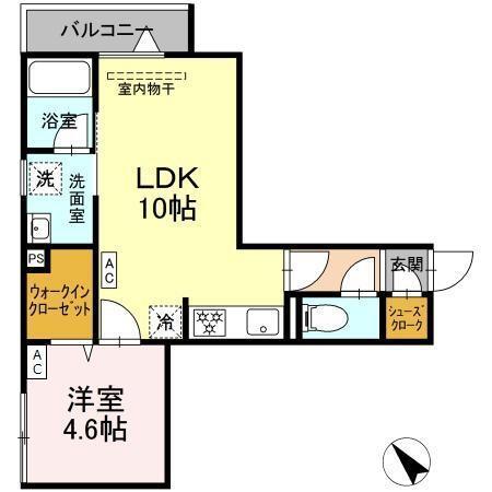 セレスティア堀切Ⅱ　Ⅱ（202） 間取り図画像