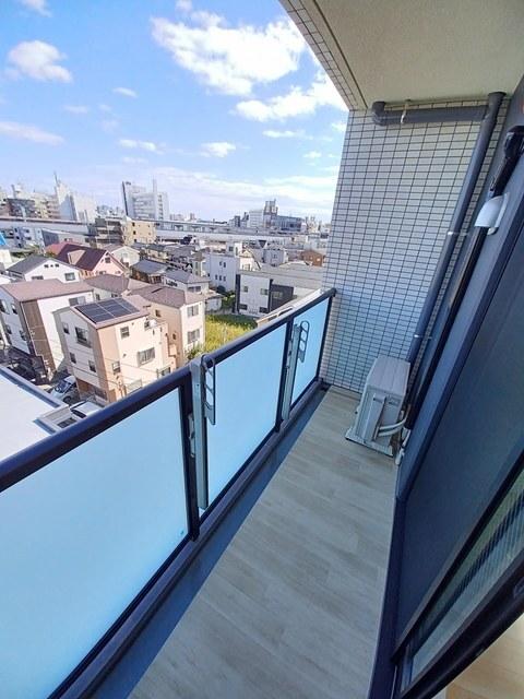 シエロ西竹の塚（604） バルコニー