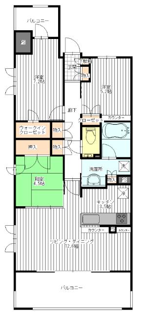プラウド泉中央1丁目（501） 間取り図画像