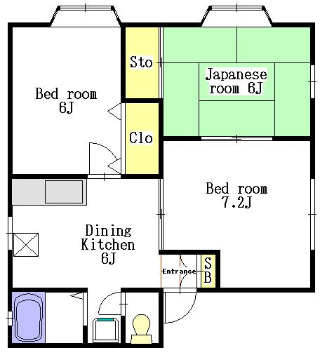 エクセルハイツ（201） 間取り図画像